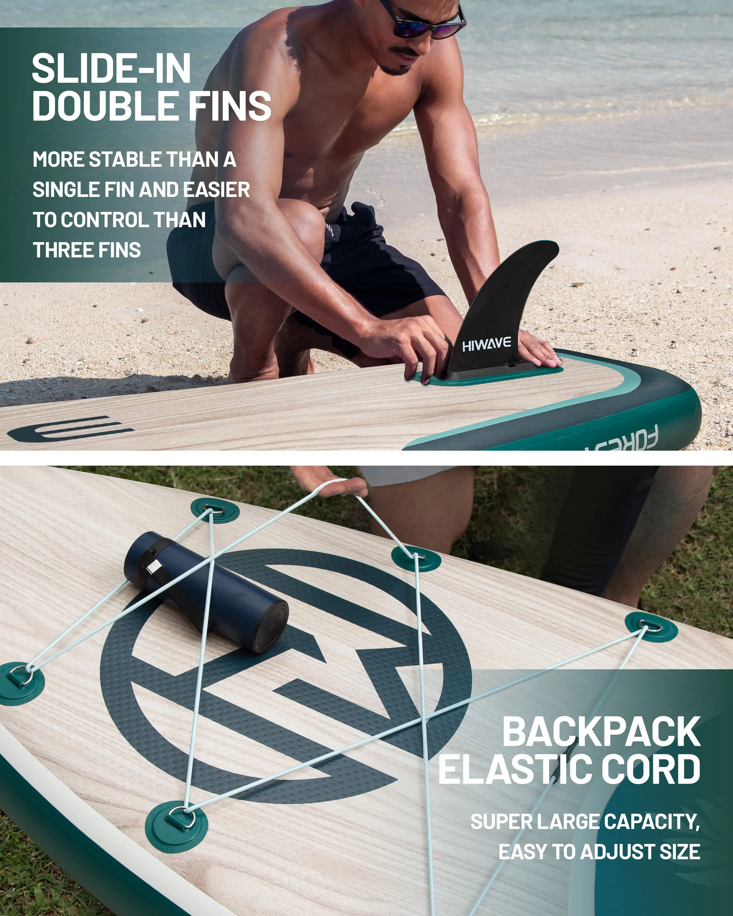 Tabla de Sup de remo inflable D1 SUB, juego acuático de estilo de pie para adultos al aire libre con accesorios, barco SUB - imagen 4