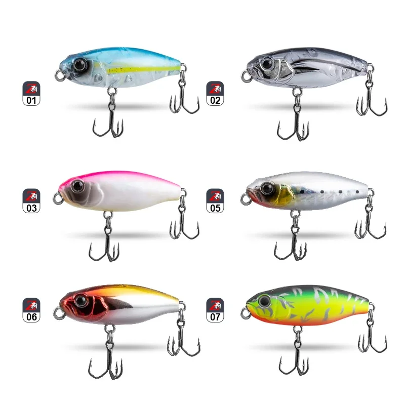 LURETV King LuRE Z perro Micro-objeto palabra perro sistema de agua lápiz flotante de fundición lejana cebo Luya cebo de labio pequeño de agua dulce - imagen 3