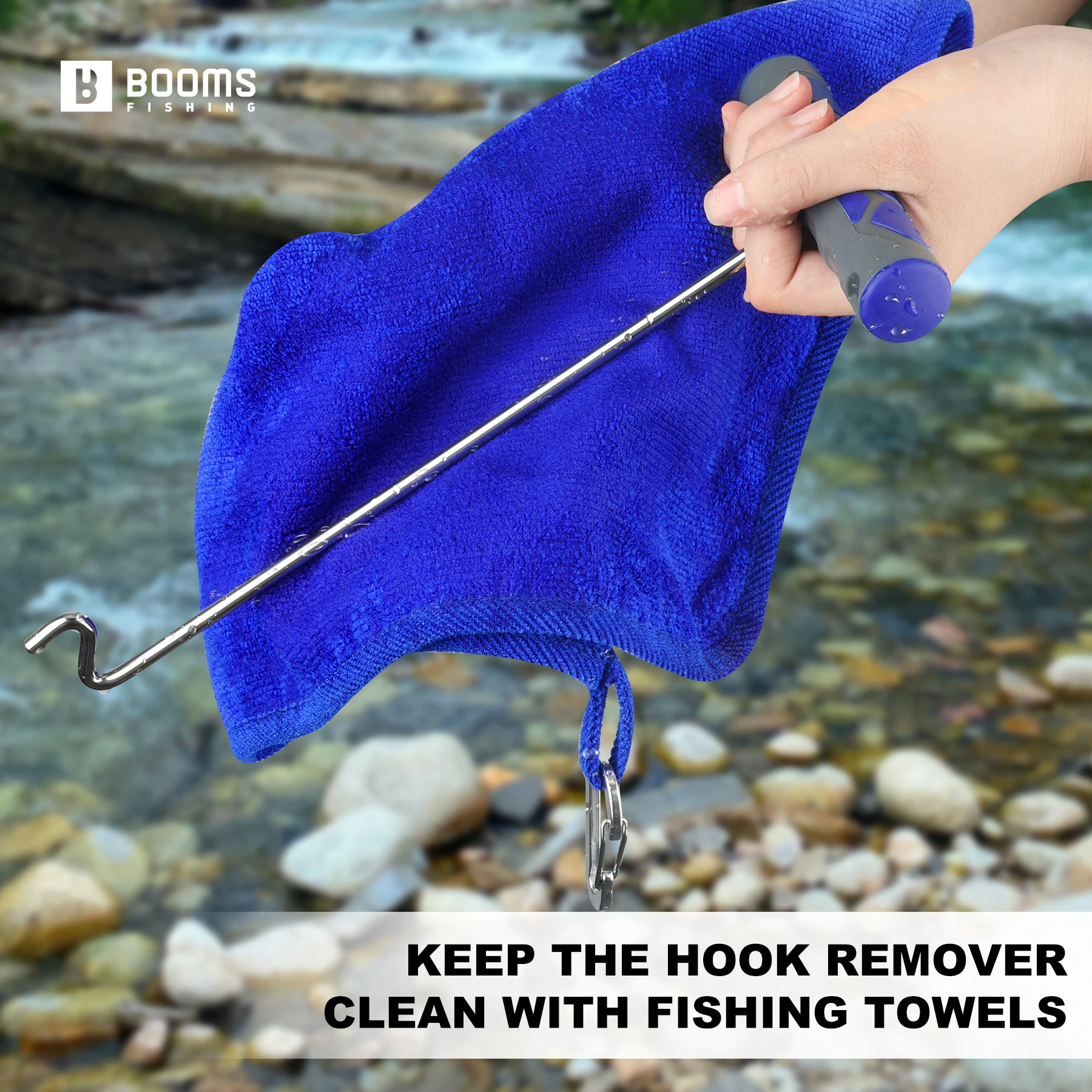Booms Fishing XW22 herramientas para quitar anzuelos de pesca de acero inoxidable, Dehooker de agua salada, removedor de anzuelos de tiburón, juego de equipo de pesca de 10,9 pulgadas - imagen 4