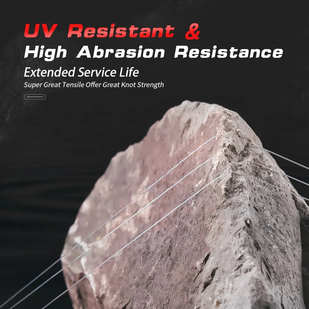 SOLOKING-línea de pesca de nailon con revestimiento de fluorocarbono, resistente al agua, duradera y fuerte, 120M - imagen 2