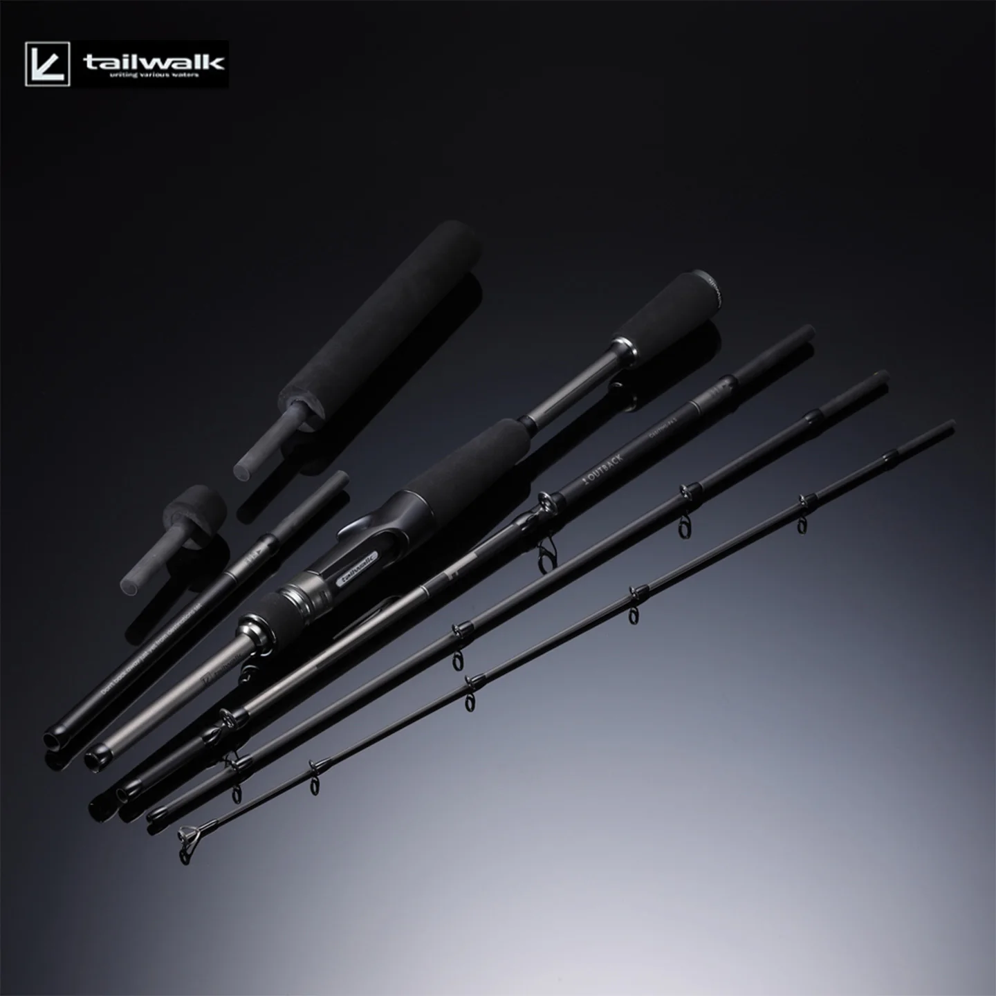 2025 nueva Tailwalk Outback caña de pescar giratoria ligera multisección portátil Stream River raíz pesca Gaer - imagen 5