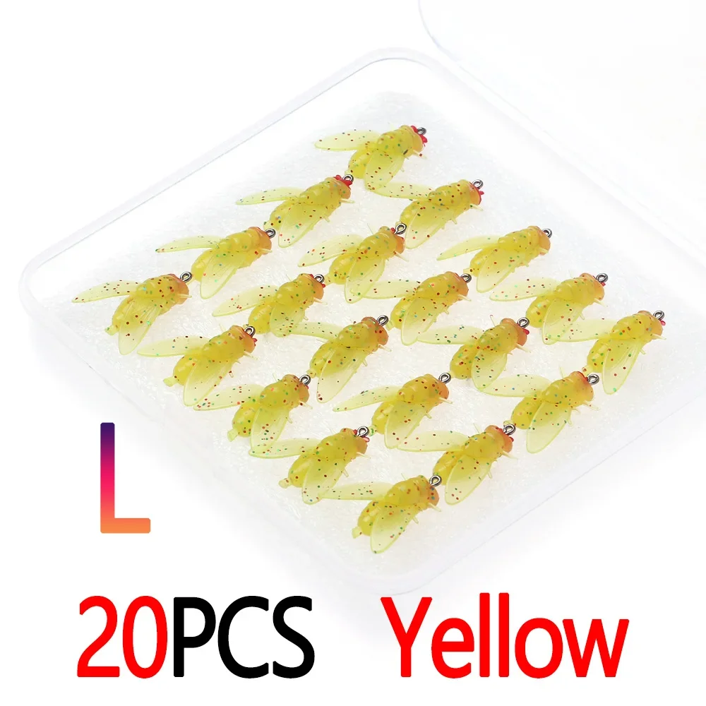 20pcs Yellow L