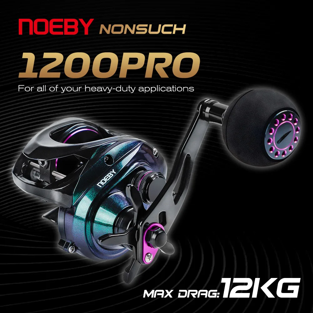 NOEBY Baitcasting 1200P Carrete de Pesca Agua Salada - imagen 5