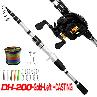 Cast Rod Reel-Left