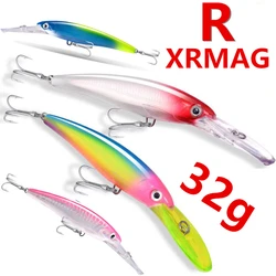 8129 16,5 cm 32g1PCS LURETV Deep Sea Ranger Tuomino placa de lengua grande buceo profundo y lejano, cebo falso, cebo de pesca en el mar