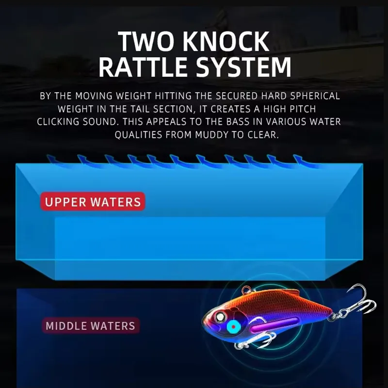 BEARKING 5cm 7g marca superior Wobblers profesionales Señuelos de Pesca cebo vibratorio para pesca en hielo accesorios artificiales - imagen 5