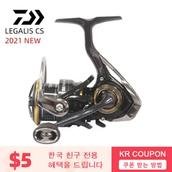 DAIWA-Carretes de pesca LEGALIS CS LT, 6 + 1BB rueda giratoria, arrastre máximo 12KG, novedad de 2021
