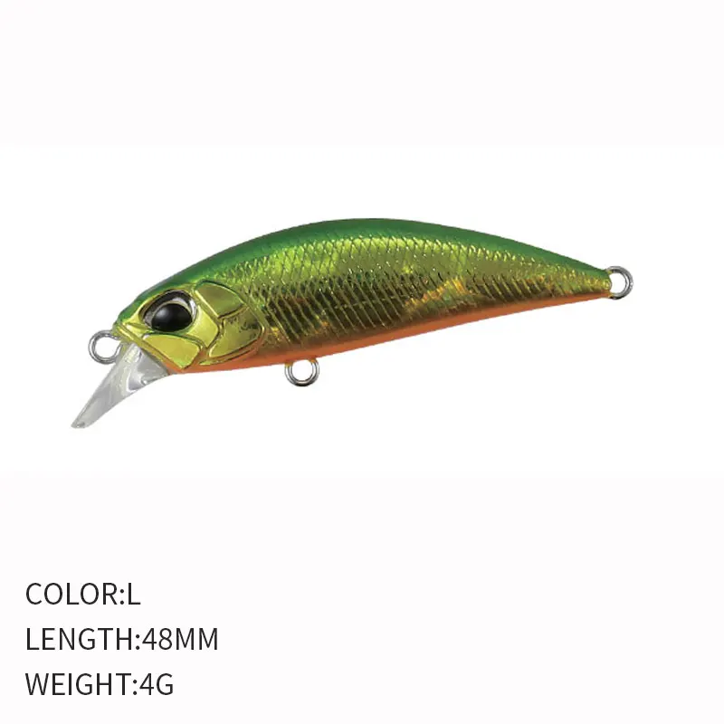 Mini pececillo Wobblers de 48MM/4G, Señuelos de Pesca que se hunden, Crankbait, Artificial, duro, Swimbait, Wobblers - imagen 4