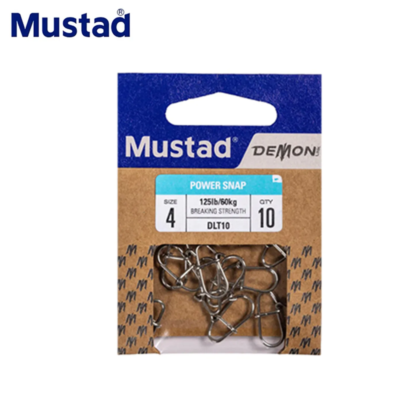 MUSTAD Pin de seguridad vial en forma de calabaza DLT10 accesorio especial de pesca conector de resorte accesorio pequeño de pesca