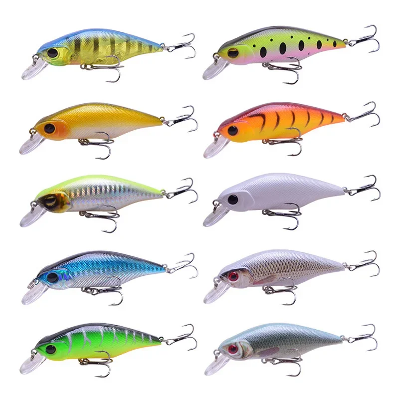 1 pieza flotante señuelo de pesca 9cm 11g curricán wobblers con anzuelos señuelos de plástico artificial bass Crankbaits - imagen 5