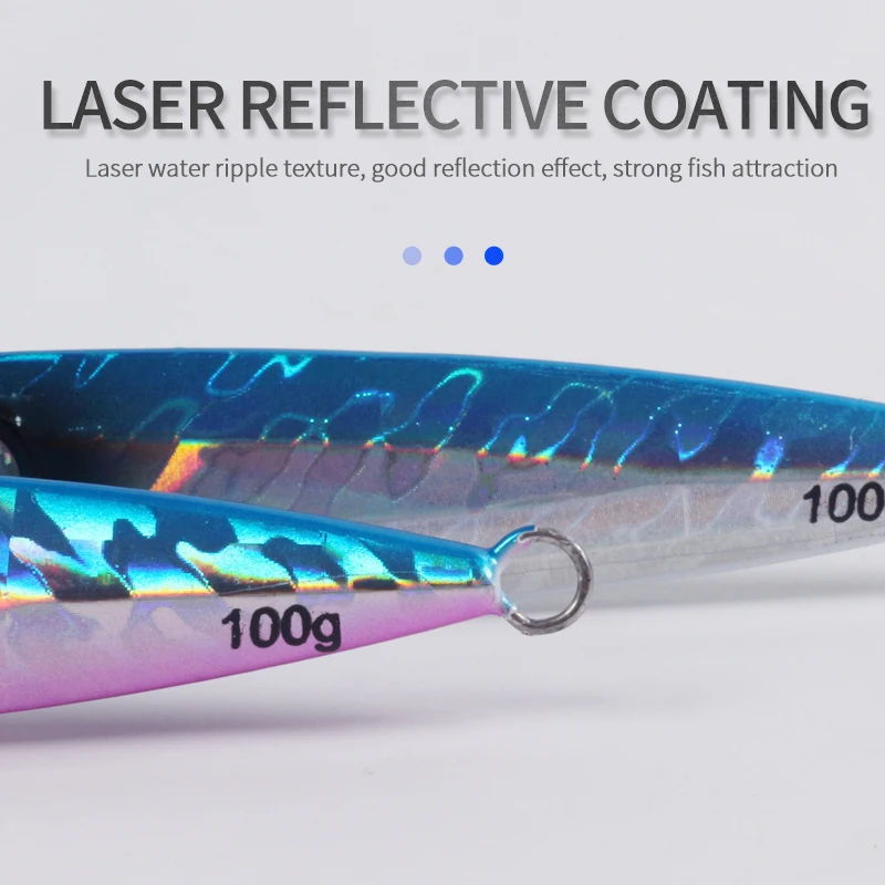 TEASER-señuelo de Jigging de hundimiento lento para pesca de lubina, cebo de agua salada, carpa, trucha, pesca, anzuelo de asistencia, 60g-500g - imagen 5