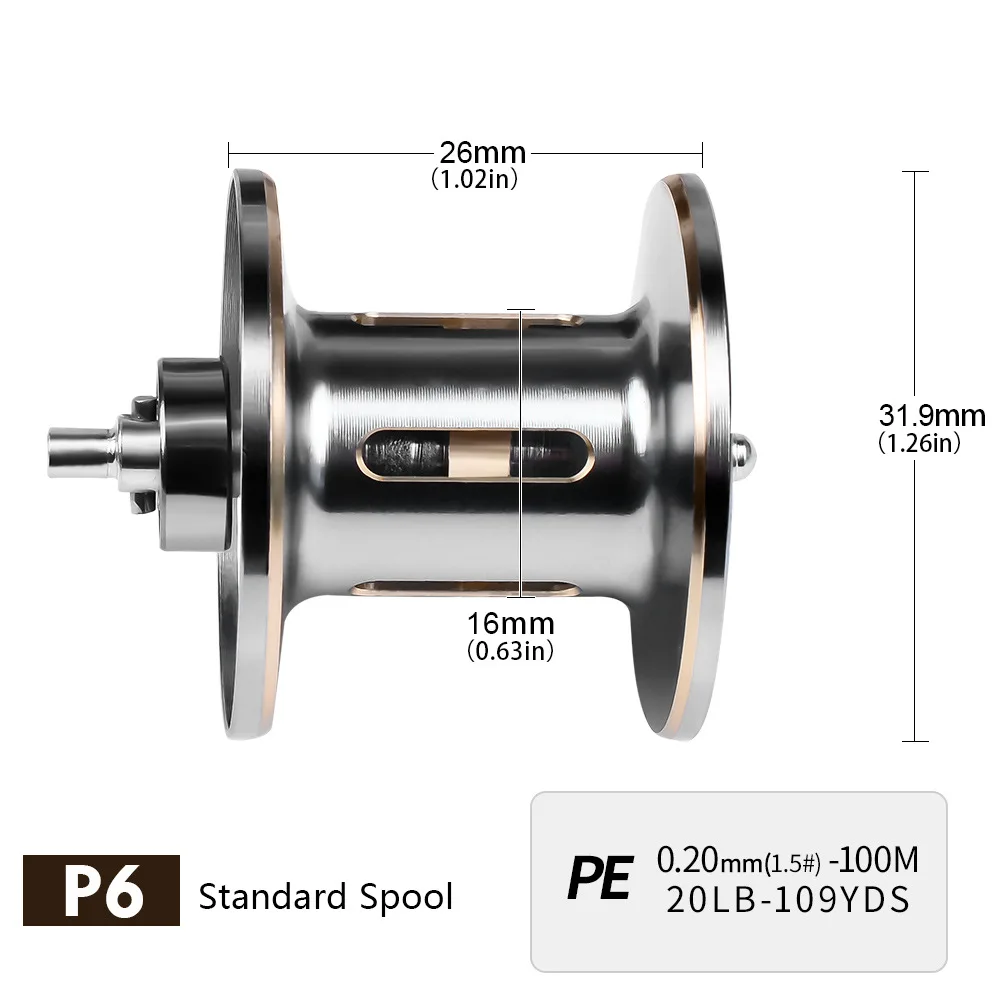 Electroplated Luya Water Drop Wheel 7.2:1 Long Throw Explosion Proof Line Fishing Wheel 5+1BB with Unloading Alarm Fishing Wheel - imagen 5