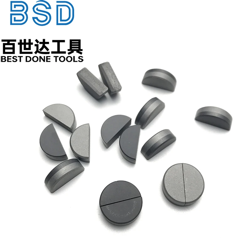 Insertos de corte PDC súper duros 1304 de media pieza para taladro de exploración de pozo geológico - imagen 4