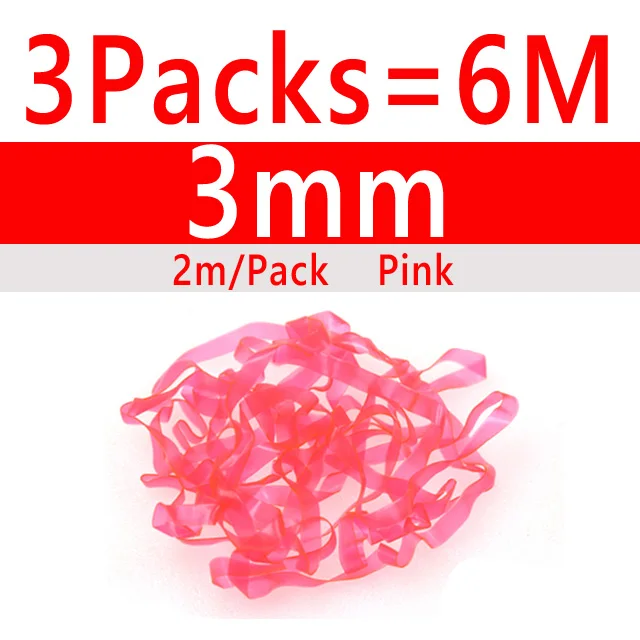3packs 3mm Pink