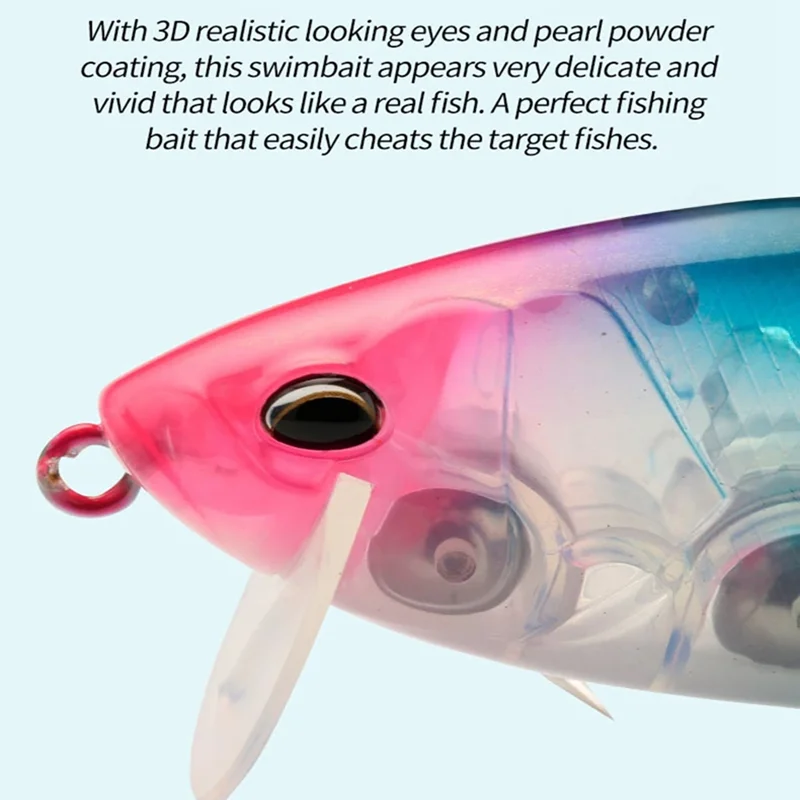 Cebo de articulación flotante de 33g/60g, 135/165mm, Artificial, Drt, Klash Shad, planeador, cola suave, Swimbait, Señuelos de Pesca para carpa lubina de boca grande - imagen 4