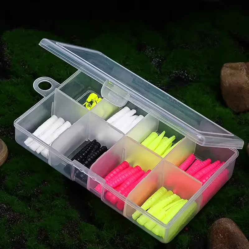 Kit vinilos y jig head WEIHE – Mini señuelos blandos aleación zinc - imagen 2