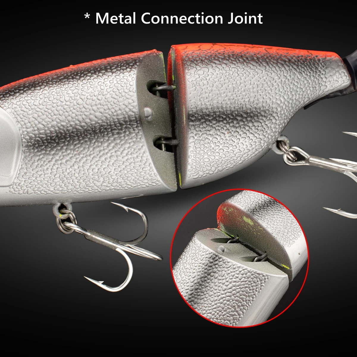 Señuelo de pesca flotante, cebo grande de 21cm, 87g, para Lucio, depredador de 2 secciones, Wobbler para lubina, Swimbait - imagen 4