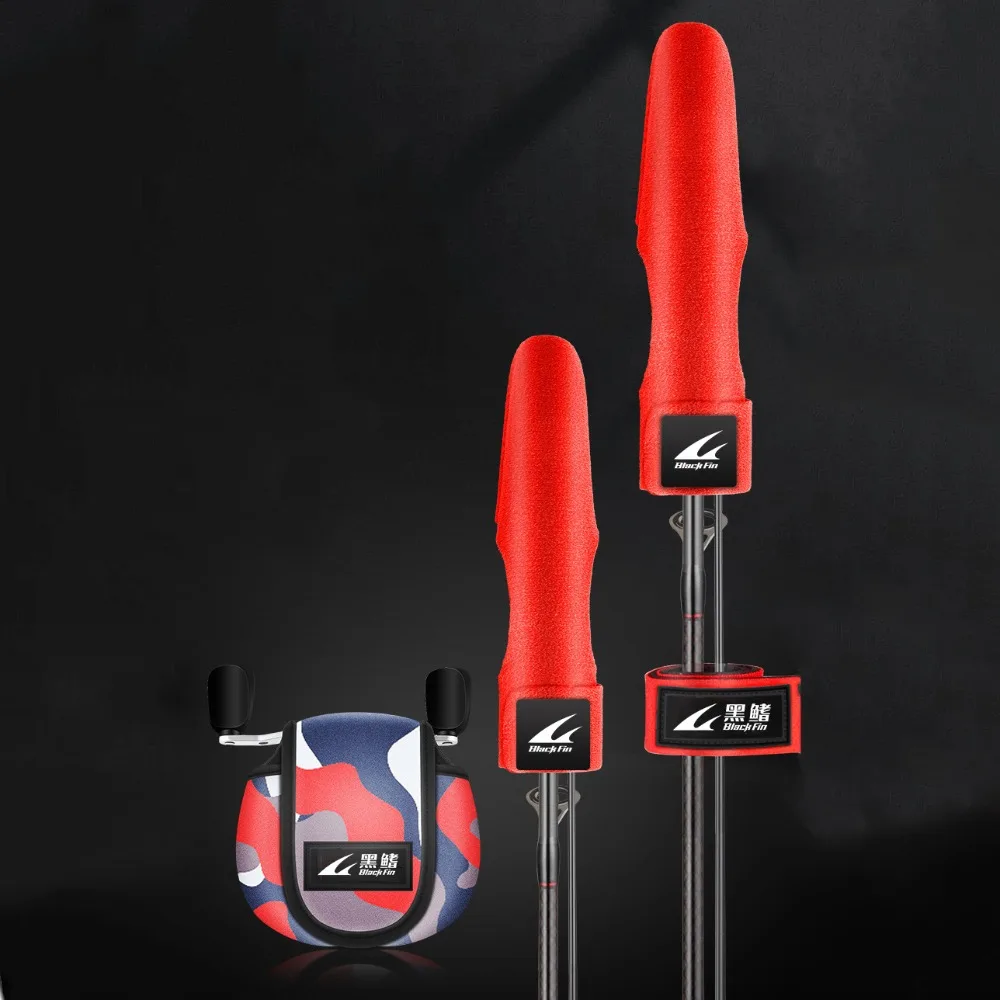 Tapa protectora para caña de pescar, funda protectora, sujetador grueso, correas para caña de pescar, soportes, elasticidad ventilada, corbata para caña de pescar - imagen 3