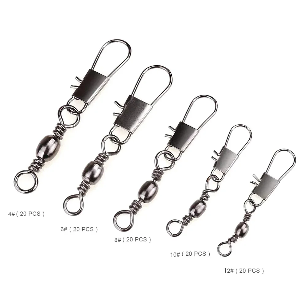 Conector giratorio con clip – Para señuelos y anzuelos - imagen 5