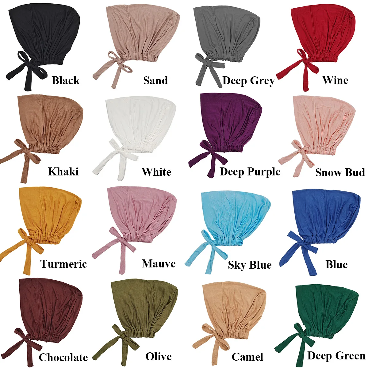 Gorro interior ajustable para hijab — pañuelo elástico - imagen 5