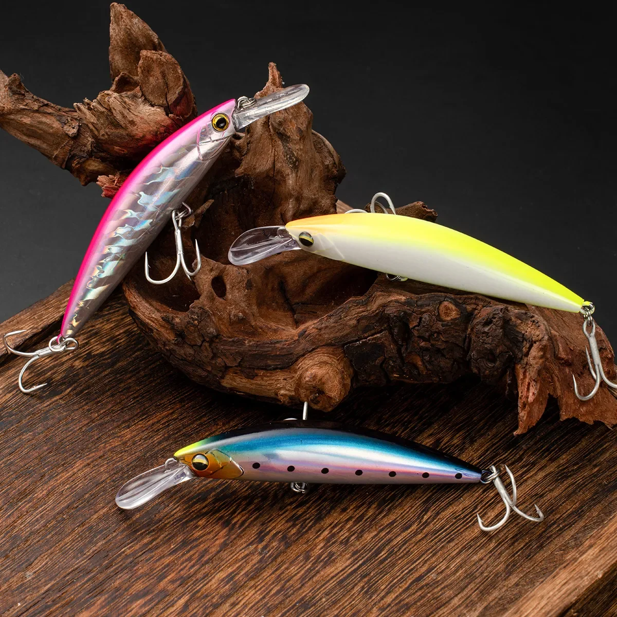 Señuelo de pesca hundiéndose 90mm 30g Minnow para pesca marina de alta calidad de pesca con cebo lubina - imagen 2