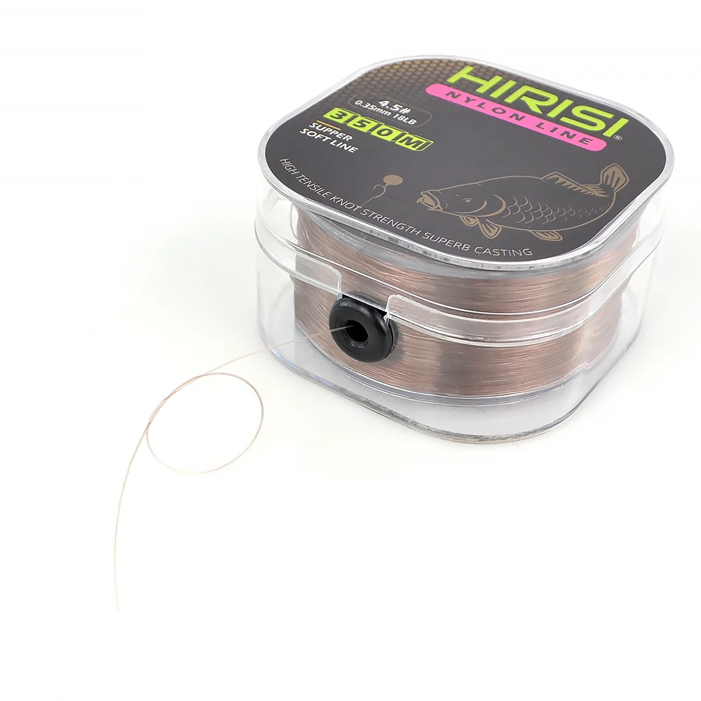 Hirisi-sedal de nailon superfuerte para pesca de carpa, hilo de monofilamento japonés, 12LB-20LB, 350m, 1 unidad - imagen 4