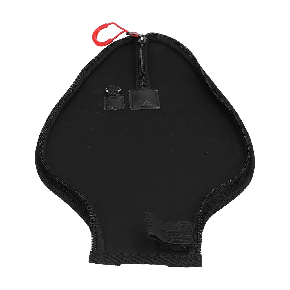 Cubierta de punta de caña de pescar EVA duradera, apertura de cremallera grande, Protector de punta negra, cubierta de anillos guía, protección de herramientas de pesca - imagen 4