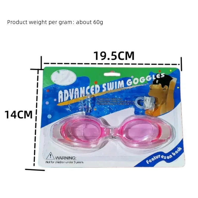 Gafas de natación de silicona impermeables antivaho protección ocular para piscina playa y deportes acuáticos diseño unisex para adultos y niños ﻿ - imagen 2