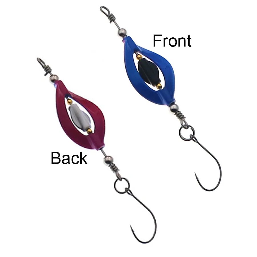 1 Uds 3,5g cebo giratorio cuchara de Metal Señuelos de Pesca Spinnerbait perca trucha cuchara giratoria cebo duro giratorio - imagen 2