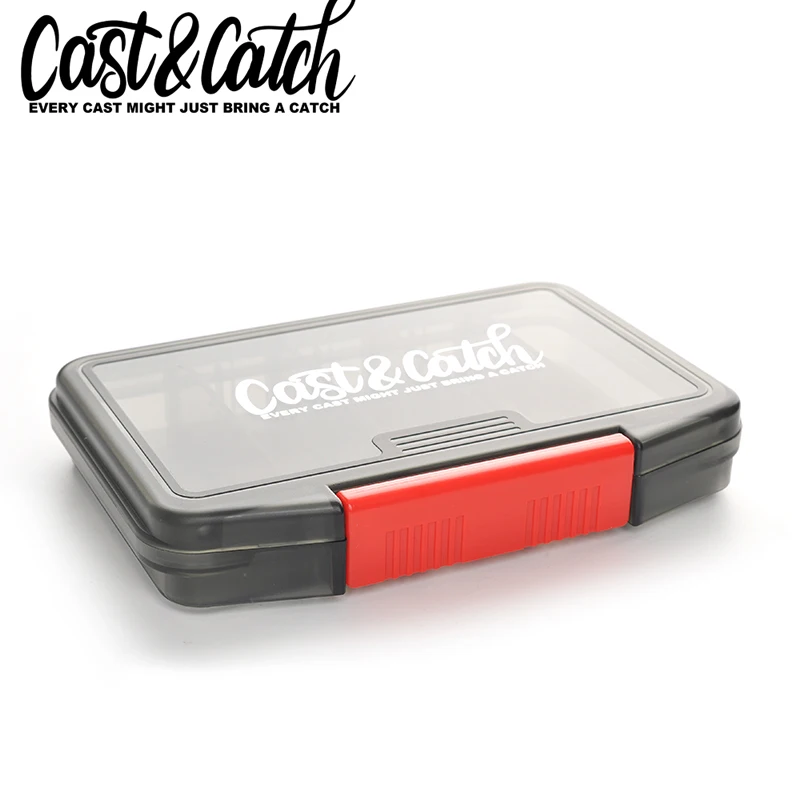 Kit de aparejos de pesca CAST & CATCH, 35 piezas, incluye gancho de tiro, Big Backstab Finesse NED Jig & Jig Head, accesorios/caja solamente - imagen 4