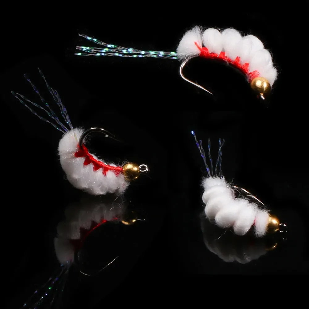 Bimoo-Señuelos de Pesca con cabeza de cuentas de latón, piezas #10, 6 - imagen 3