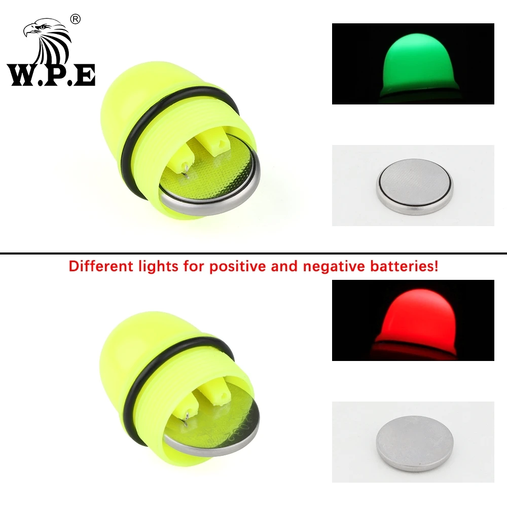 W.P.E-flotador de pesca electrónico, flotador de pesca de 80g/100g, luz LED intercambiable, EVA, flotador suave y luminoso, aparejos de pesca, 1 pieza - imagen 3