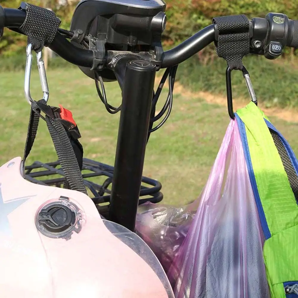 Bolsa colgante duradera para ciclomotor y patinete eléctrico, accesorios para motocicleta, gancho de Metal en forma de U, gancho para cochecitos de bebé - imagen 4