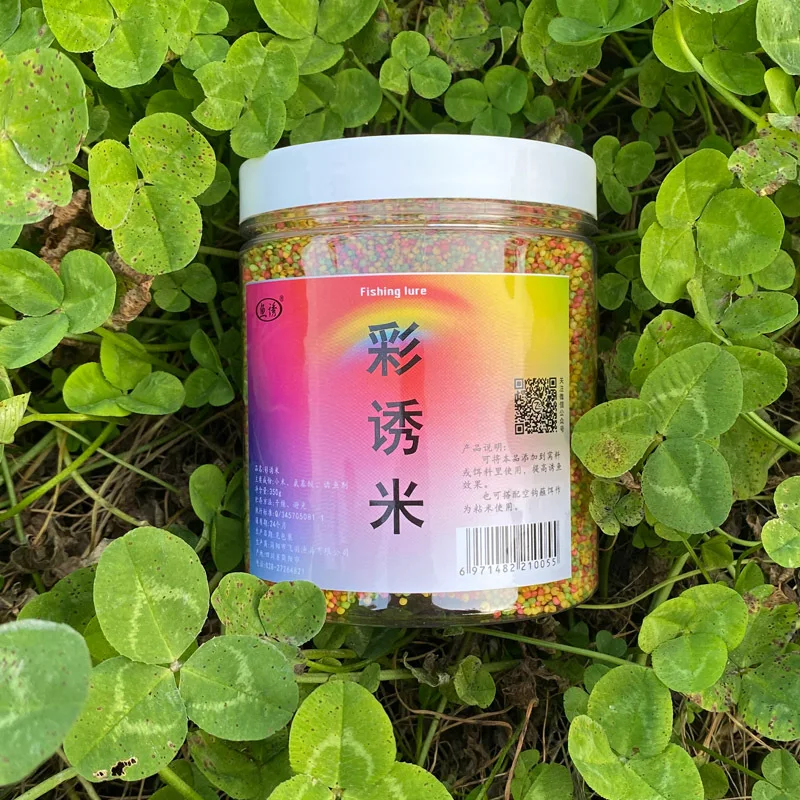 Señuelo de pesca de Color, Material de nido de arroz, vino, pesca de arroz, Veta de arroz de tres colores, Material de nido inferior de grano, cebo de mijo - imagen 4