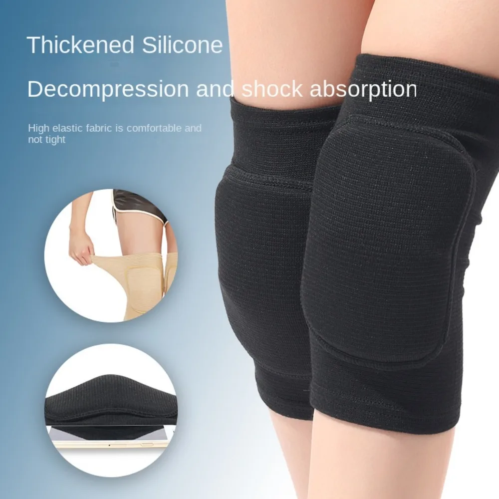 Rodilleras deportivas protectoras de nailon de punto, rodillera antideslizante transpirable, Protector de manga, rodillera deportiva de nailon suave