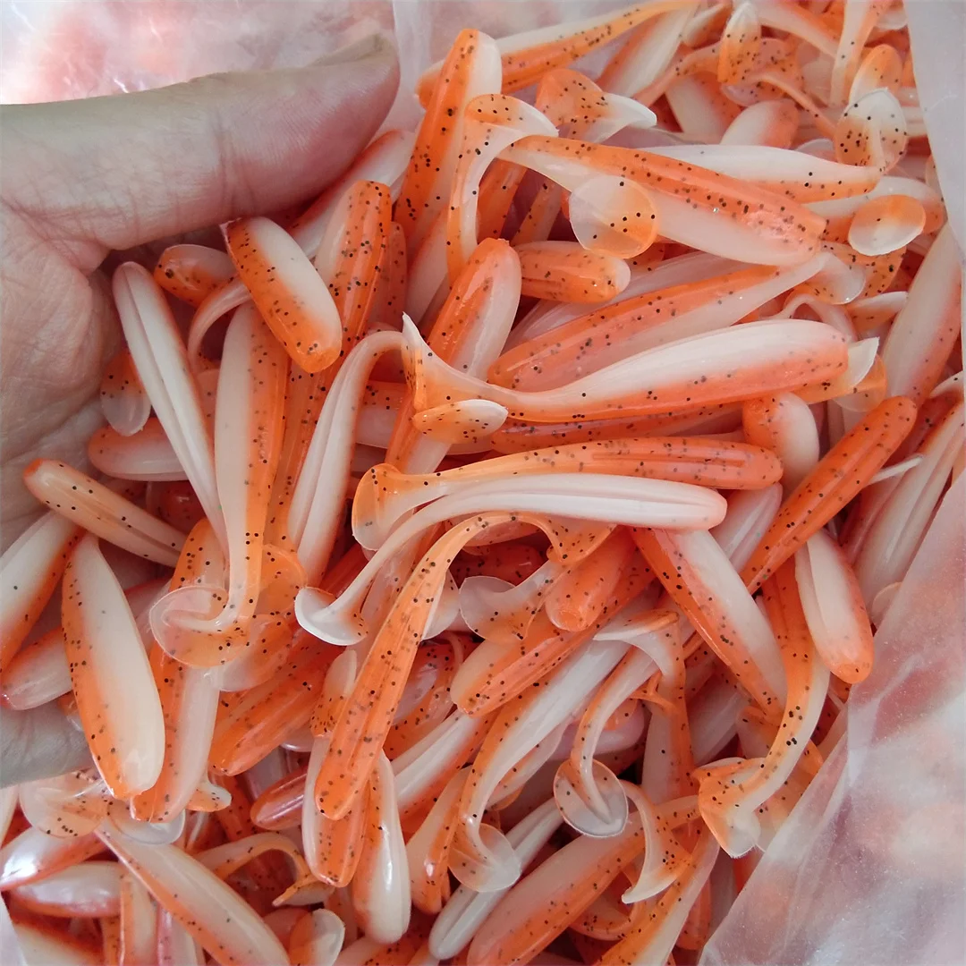 Señuelos Jigging Wobbler de vinilo bicolor para carpa - imagen 4