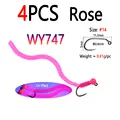 4pcs Rose WY747