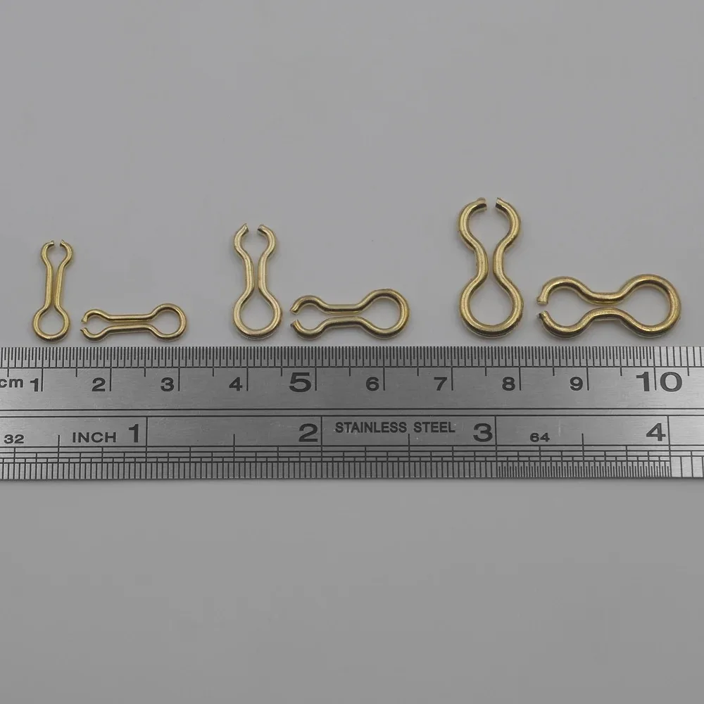Anillas forma de 8 para pesca MNFT – Acero inoxidable y latón - imagen 3