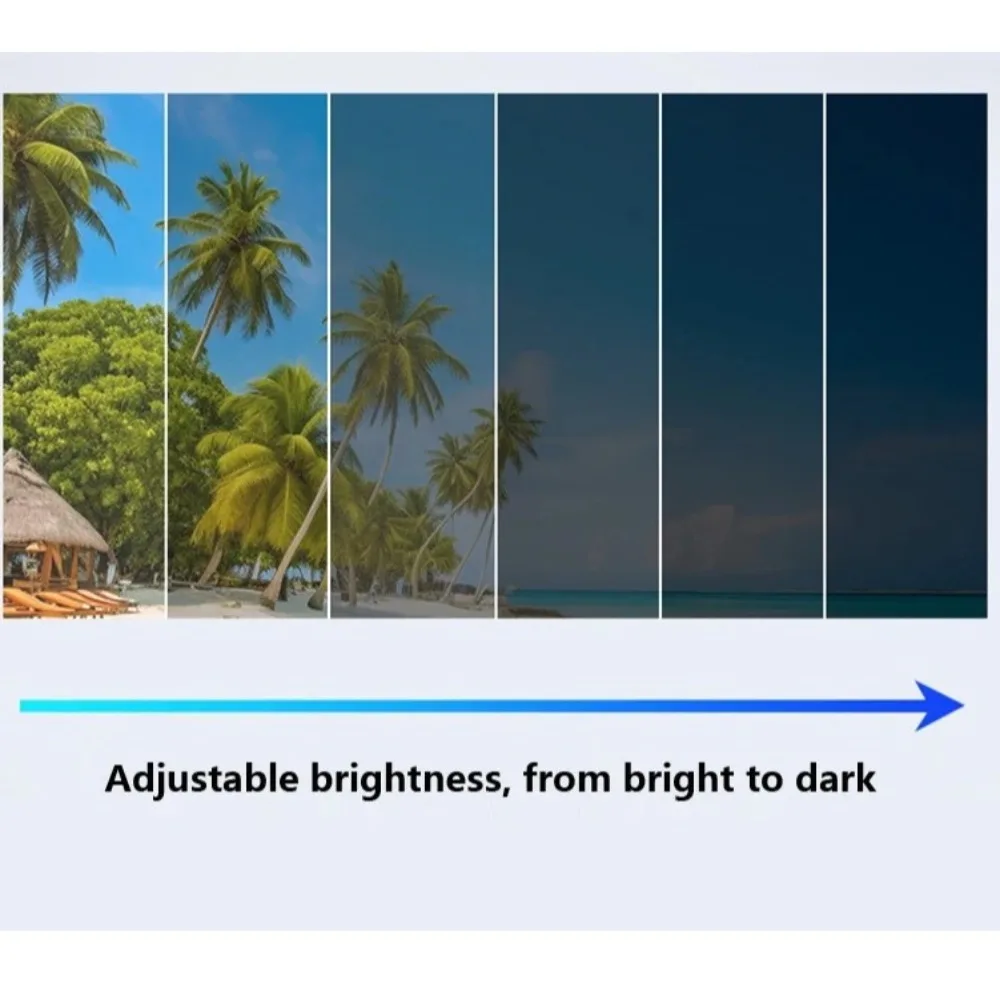 Moda ND2-400 gafas de atenuación ajustables filtro ND UV400 gafas de sol polarizadas 9 niveles con estuche de cristal gafas al aire libre - imagen 3