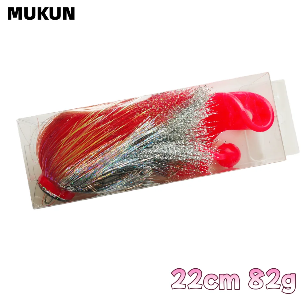 MUKUN-señuelo de depredador de agua salada y dulce, Streamer de gran juego, ojos de pez 3D para trucha, Lucio, lubina almizclada, Señuelos de pesca de mar