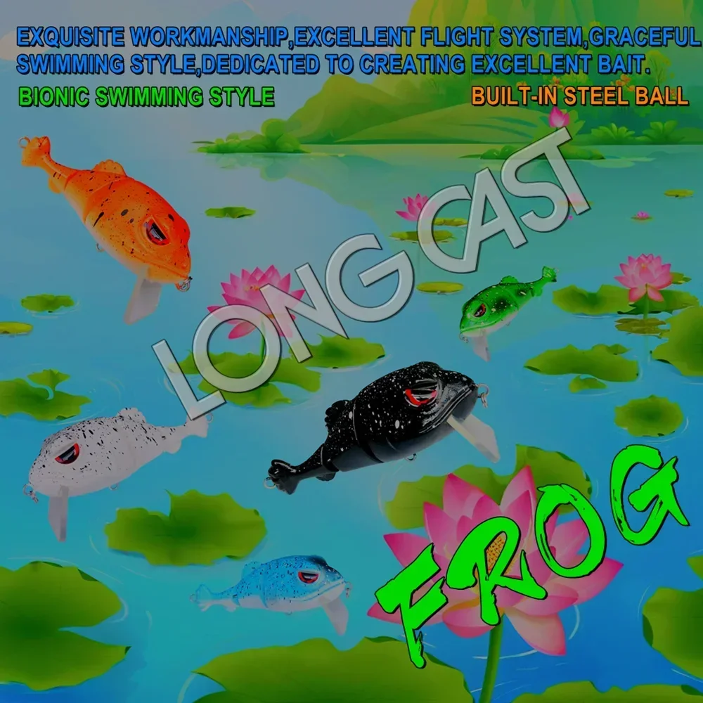 Cebo de natación, señuelo de pesca articulado, cebo duro flotante con señuelo de pesca Jerk para cebo grande, Lucio, pececillo, señuelo de alta calidad - imagen 4