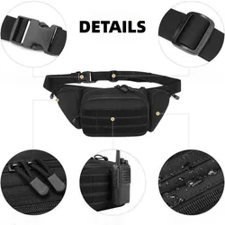 Riñonera táctica invisible para pesca – Bolsa portátil de accesorios