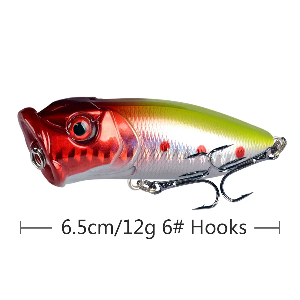 Wobbler blando 7,3 cm 11g con 6 anzuelos multi-hook - imagen 5