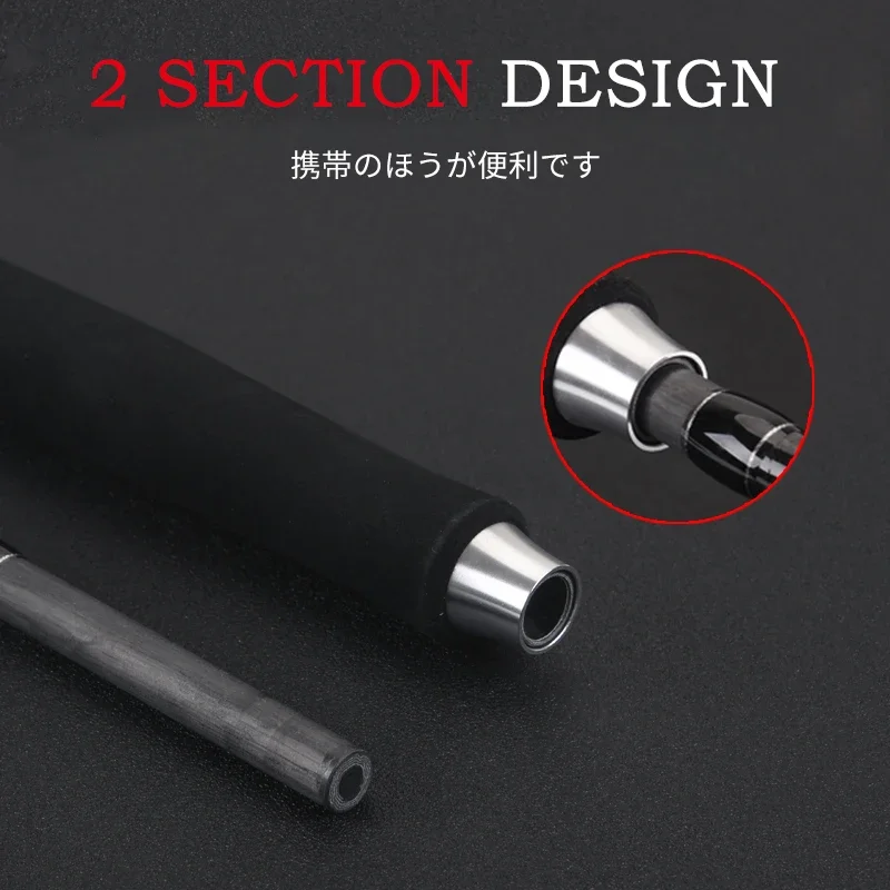 MADMOUSE Fuji guías súper duras caña de pescar para barcos 1,68 m 1,9 m 24-32 kg caña de pescar en el océano - imagen 5