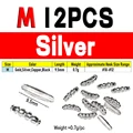12pcs Silver M