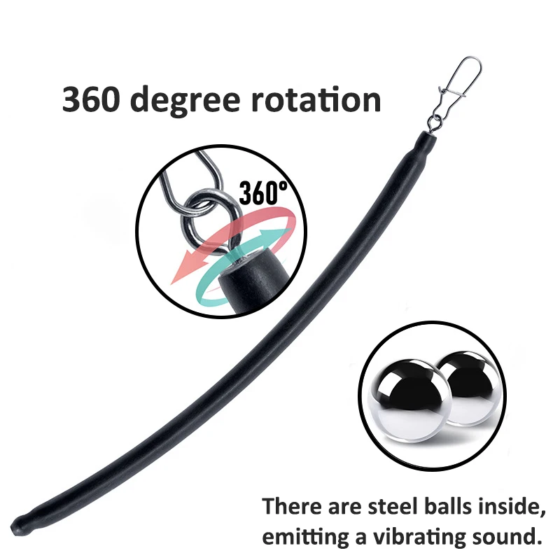 Plomo largo de plomo para pesca con tubo de PVC, herramientas de accesorios de pesca para curricán de bagre - imagen 2