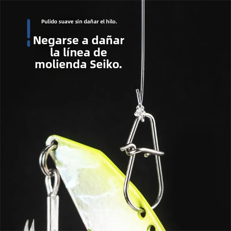 Clips Fastlock acero inoxidable para aparejos de pesca - imagen 4