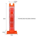 Orange Rod Holder