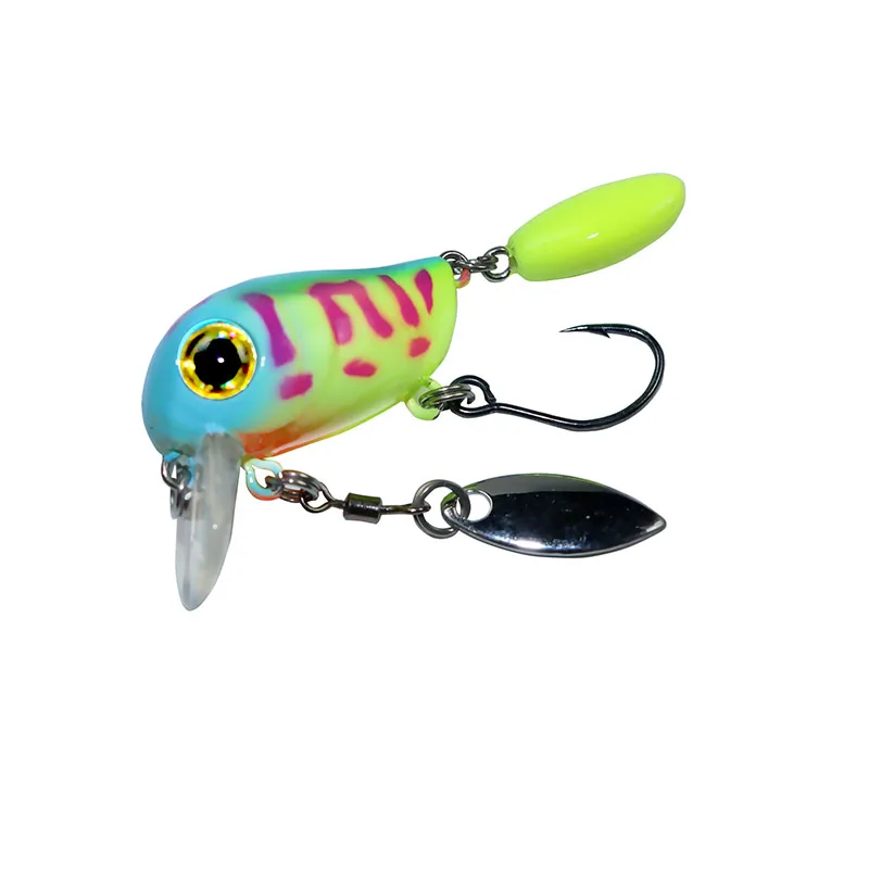 Señuelo de Pesca duro de trucha, cebo Artificial duro profesional de calidad, Wobbler, Crankbait flotante de 30mm y 2g - imagen 5