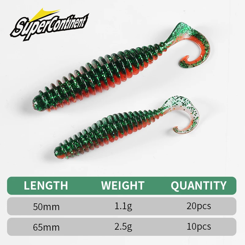Cebo suave supercontinente nuevo Tanan 5cm 6,5 cm Señuelos de Pesca Pesca carpa pesca lubina señuelo Isca artificial PVC - imagen 3